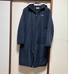 FILA フード付きベンチコート　中綿ロングコート