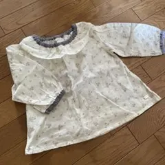 tête-à-tête 花柄シャツ 80サイズ