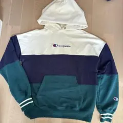 Champion パネルデザイン パーカー
