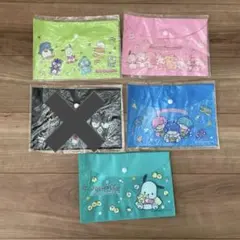 サンリオ A5スナップケース 4枚セット ポチャッコ はぴだんぶい キャンドゥのサムネイル
