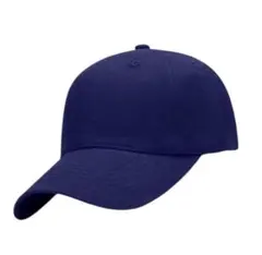 ⭐️新品未使用⭐️100%コットン キャップ ネイビー 芯地あり 男女兼用