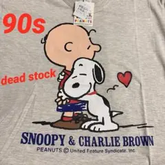新品 90s PEANUTS スヌーピー tシャツ チャーリーブラウン 霜降りのサムネイル