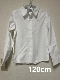 【美品】プチバトー　シャツ　8ans 128cm ホワイト