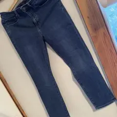 美品　28インチ 71cm ユニクロデニム　ハイライズスキニーアンクルジーンズ