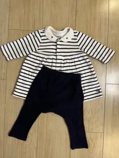 プチバトー　6m 67cm ストライプ柄