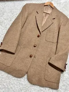 パパスプラスPapas+ ウールキャメル　テーラードジャケット PAPAS 『キャメル素材ジャケット』 ｜ PAPAS COMPANY｜パパス