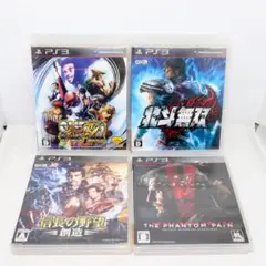 【PS3】メタルギアソリッド5/北斗無双/ストリートファイター4/信長の野望