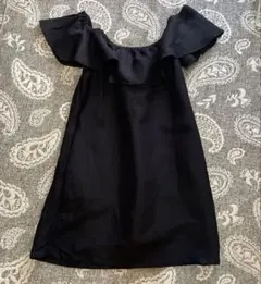 Tommy Bahama 黒 キャミワンピース フリル袖のサムネイル