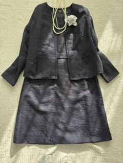 紺ジャケット ワンピース セット