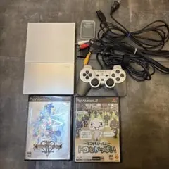 【すぐに遊べるセット】PS2 SCPH-90000 本体 シルバー 付属品あり