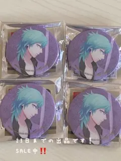 うたプリ 美風藍 グリッター缶バッジCRver.4個セット