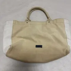 フランフラン　ベージュ キャンバス トートバッグ