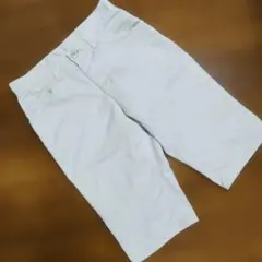 【UNIQLO】ハーフパンツ　M相当　アイボリー