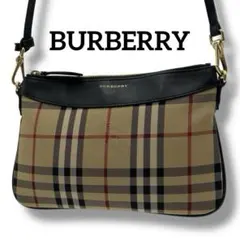 美品 バーバリー ノバチェック ショルダーバッグ バッグ ポシェット サコッシュ