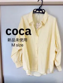 coca新品未使用タグ付き♥イエローシャツ M