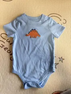 Garanimals 水色ロンパース 9M 恐竜刺繍