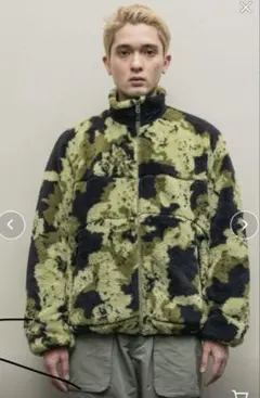 迷彩、カモフラ柄　フリースジャケット ボアジャケット／bal