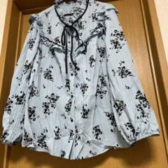 新品未使用　花柄プリントシャツ　4XL