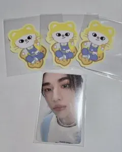 Straykidsオンラインくじ ステッカー ジニレット3枚 トレカ