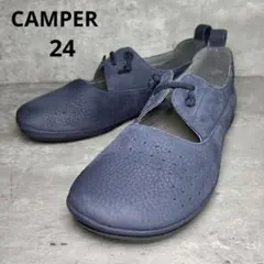 【極美品】カンペール　ライトニナ　ニーナ　フラットパンプス　ペウカミ　本革　38のサムネイル