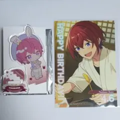 あんスタ 朱桜司 アニカフェ アクスタ バースデーブロマイド