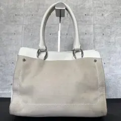 0820 miumiu ミュウミュウ メッシュ ボストン ハンドバッグ シルバー