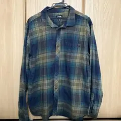 セール❗️BILLABONG フランネルシャツ　オンブレ　Lサイズ　インド製
