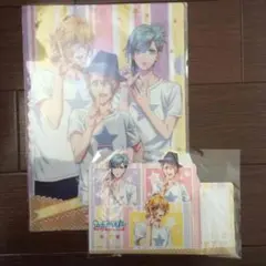 うたプリ ローソン クリアファイル メモパッド付スタンド 藍 那月 翔