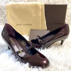 【未使用品】ルイヴィトン　パンプス　モノグラム　メリージェーン総柄　35