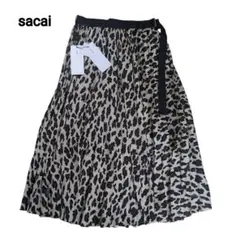 【新品】sacai 25SS レオパード ロング プリーツスカート 新品】sacai 25SS レオパード ロング プリーツスカート - メルカリ