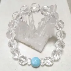 プロフ必読！∞ お買い得！ツヤツヤ透明感の水晶！浄化と癒しのブレス ∞
