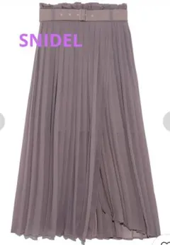 【スナイデル】アコーディオンプリーツシアースカート