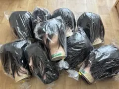 未使用！練習用　カットウィッグ9個セットのサムネイル
