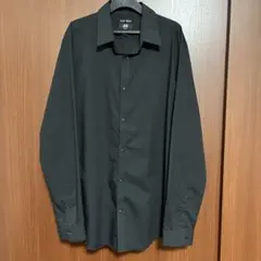 H&M 長袖シャツ ブラック スリムフィット M
