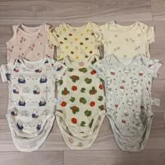 ユニクロ UNIQLO 半袖 ロンパース 肌着 5点セット