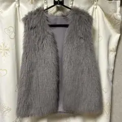 グレー ファーコート