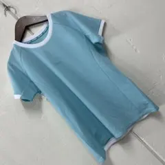 サンプル品kitson レディース 半袖 ゴルフシャツ ライトブルー