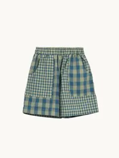 【専用】Happymess Vichy Shorts Aqua 5-6Y