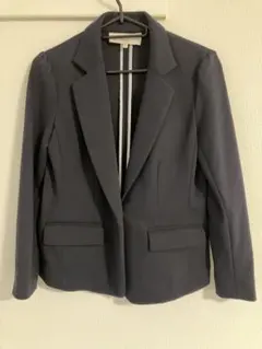 【used】 PROPORTION ネイビー テーラード ジャケット