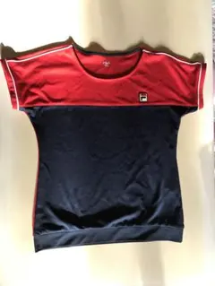 FILA Sサイズ 赤黒 Tシャツ