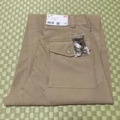 UNIQLO ジャージーバレルレッグパンツ ★★ S ベージュ