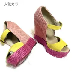 ルブタン エスパドリーユサンダル35 ウェッジ 美品