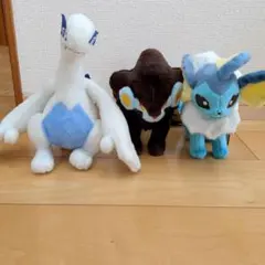 キミにきめた！ ポケモン ゲット ぬいぐるみ ルギア レントラー シャワーズ