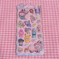 【在庫1点のみ】ラブブ　ぷくぷくシール（おしりぷくぷく）1点