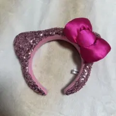 キティちゃん カチューシャ ピンクスパンコール