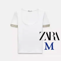 ZARA＊半袖　Tシャツ　M　ホワイトのサムネイル