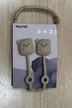 トイストラップ　シリコン　くま