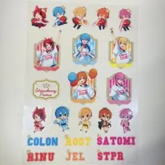 すとぷりクリアステッカー 2022StrawberrySummer ver.!!