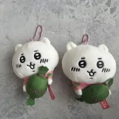 新潟限定　ご当地ちいかわ 笹団子 マスコット ぬいぐるみ　2個セットのサムネイル