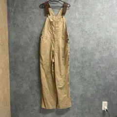 WEGO ベージュ コットン　オーバーオール S